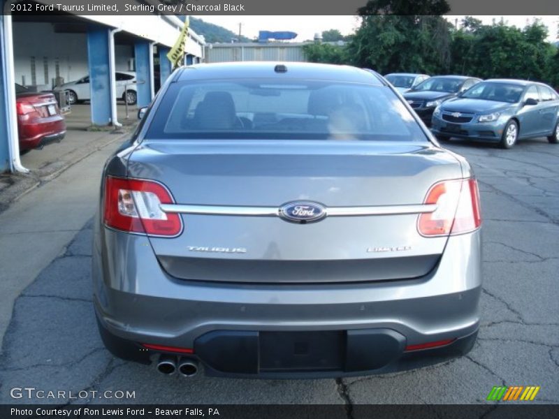 Sterling Grey / Charcoal Black 2012 Ford Taurus Limited