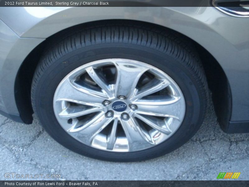 Sterling Grey / Charcoal Black 2012 Ford Taurus Limited