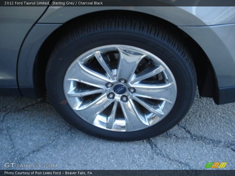 Sterling Grey / Charcoal Black 2012 Ford Taurus Limited