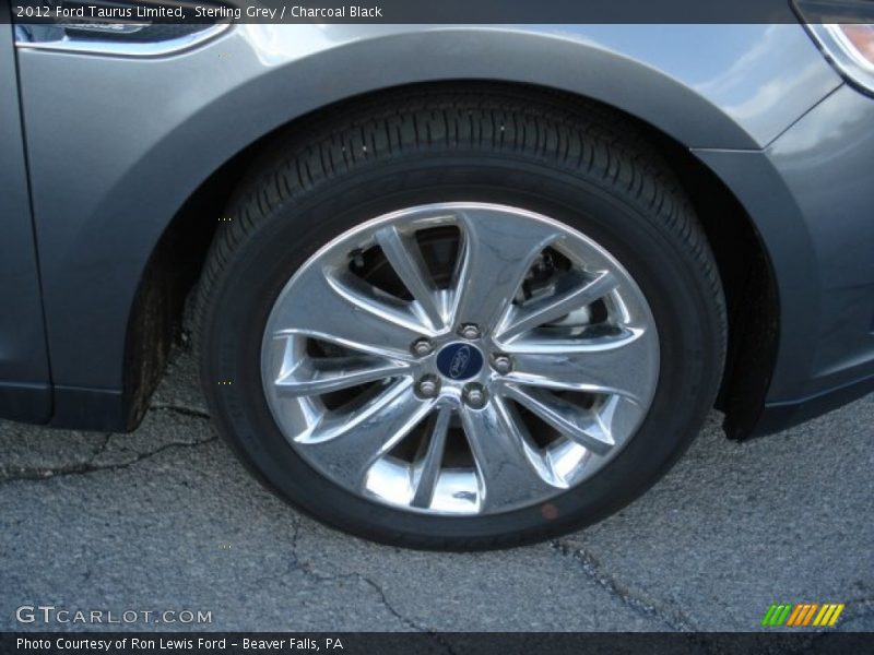 Sterling Grey / Charcoal Black 2012 Ford Taurus Limited