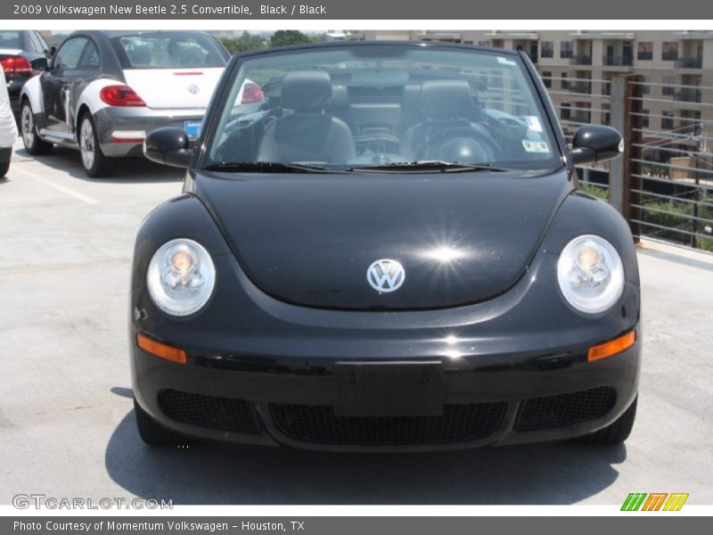 Black / Black 2009 Volkswagen New Beetle 2.5 Convertible