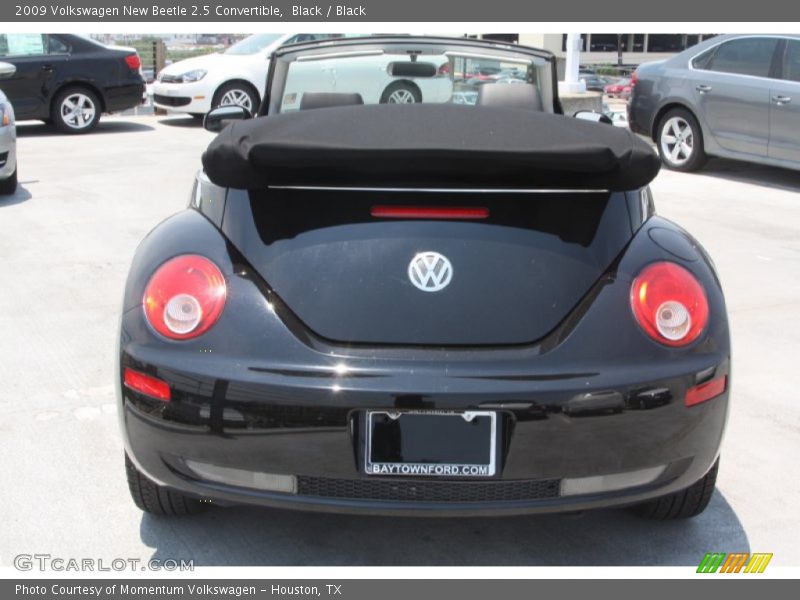 Black / Black 2009 Volkswagen New Beetle 2.5 Convertible