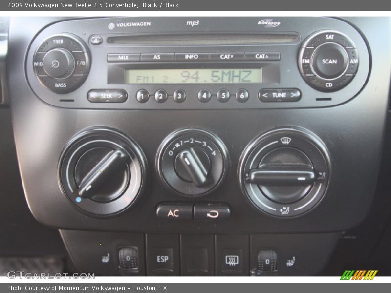 Black / Black 2009 Volkswagen New Beetle 2.5 Convertible