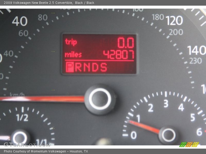 Black / Black 2009 Volkswagen New Beetle 2.5 Convertible