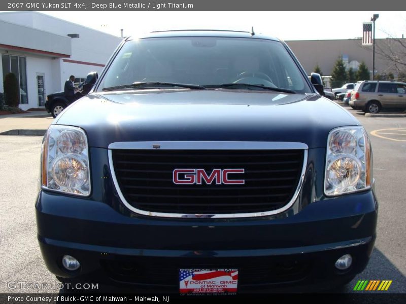 Deep Blue Metallic / Light Titanium 2007 GMC Yukon SLT 4x4