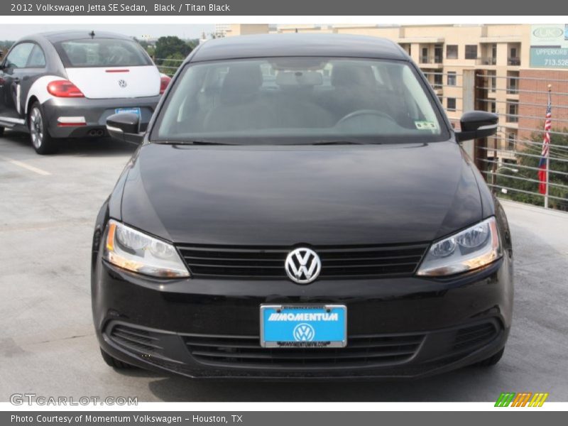 Black / Titan Black 2012 Volkswagen Jetta SE Sedan