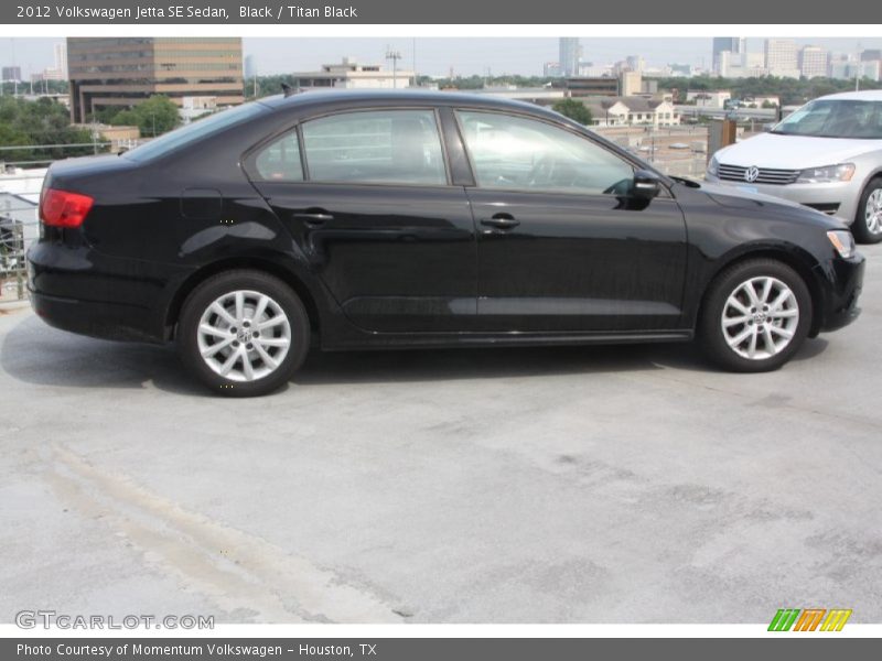 Black / Titan Black 2012 Volkswagen Jetta SE Sedan