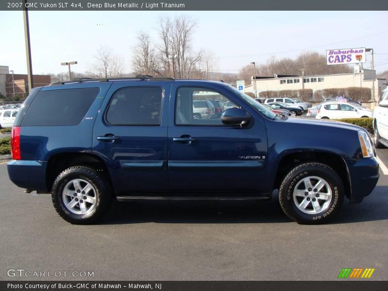 Deep Blue Metallic / Light Titanium 2007 GMC Yukon SLT 4x4