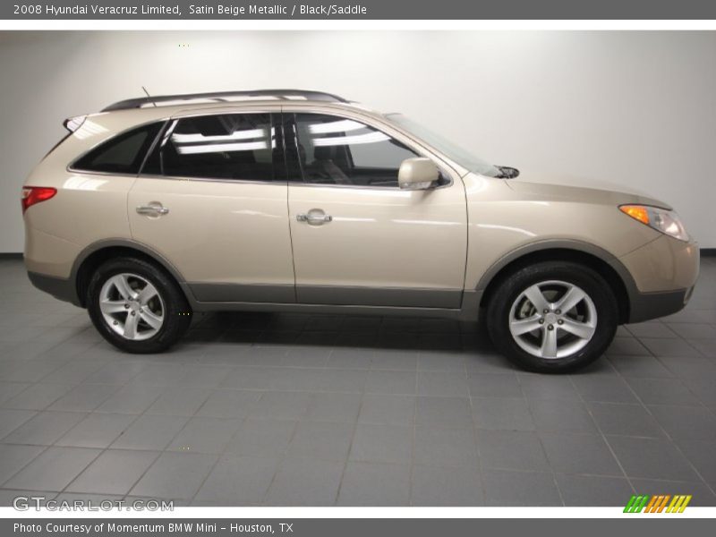 Satin Beige Metallic / Black/Saddle 2008 Hyundai Veracruz Limited