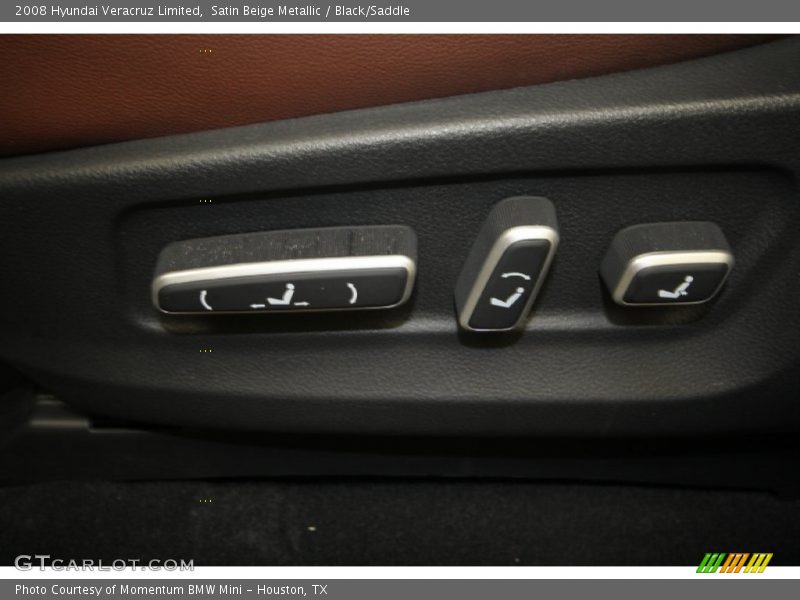 Satin Beige Metallic / Black/Saddle 2008 Hyundai Veracruz Limited