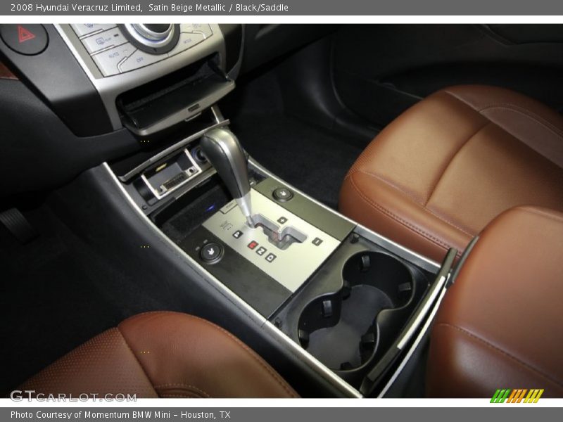 Satin Beige Metallic / Black/Saddle 2008 Hyundai Veracruz Limited