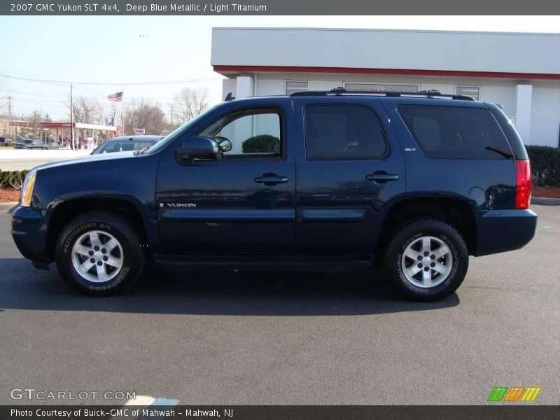 Deep Blue Metallic / Light Titanium 2007 GMC Yukon SLT 4x4