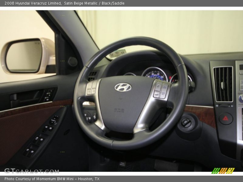 Satin Beige Metallic / Black/Saddle 2008 Hyundai Veracruz Limited