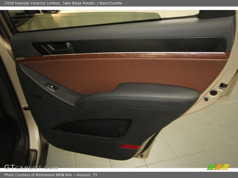 Satin Beige Metallic / Black/Saddle 2008 Hyundai Veracruz Limited