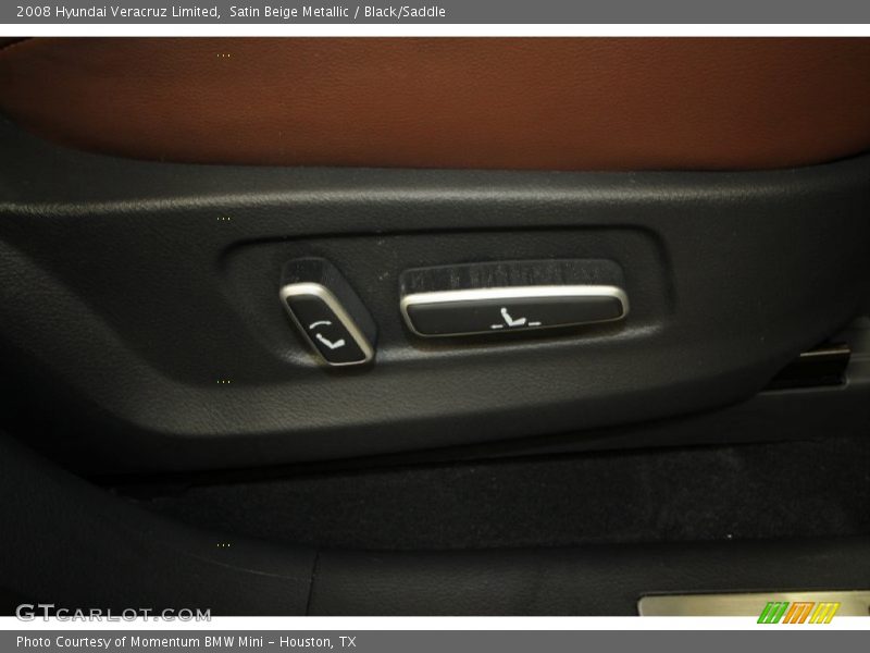 Satin Beige Metallic / Black/Saddle 2008 Hyundai Veracruz Limited