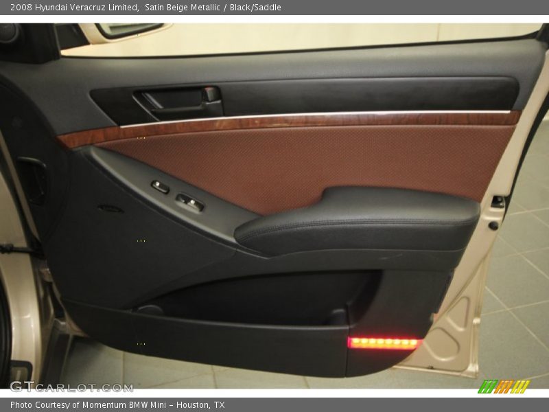 Satin Beige Metallic / Black/Saddle 2008 Hyundai Veracruz Limited
