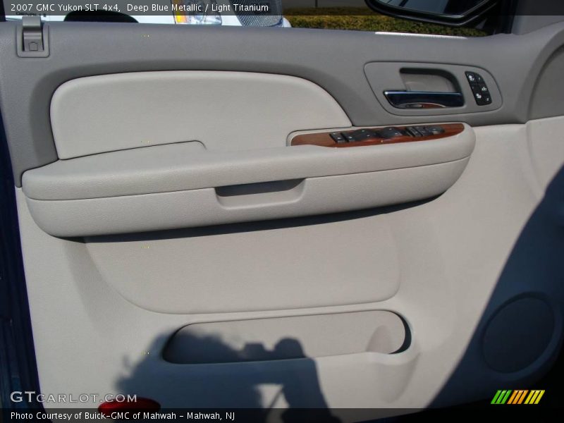 Deep Blue Metallic / Light Titanium 2007 GMC Yukon SLT 4x4