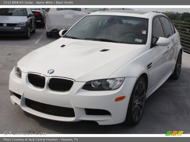 Alpine White / Black Novillo 2010 BMW M3 Sedan