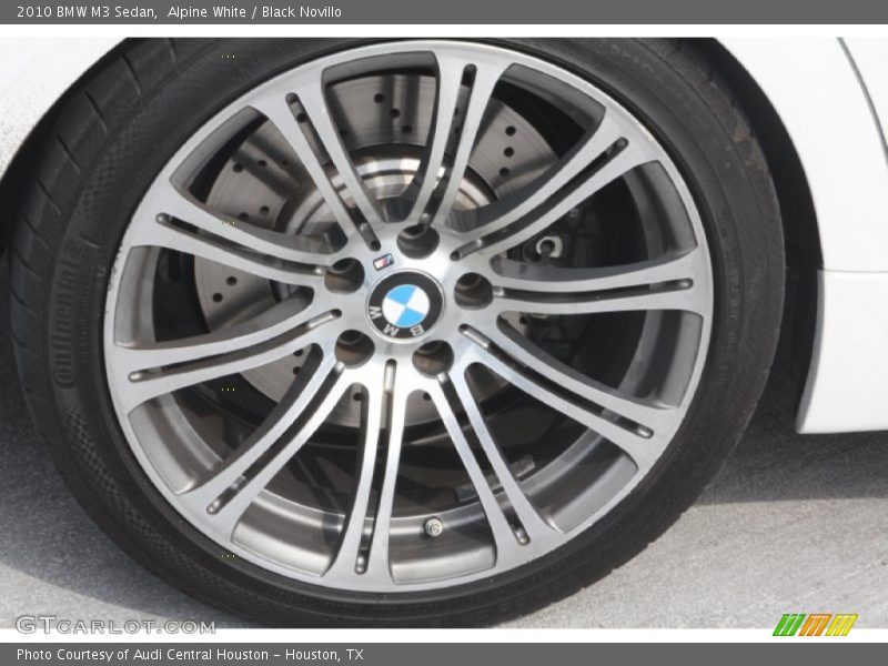 Alpine White / Black Novillo 2010 BMW M3 Sedan