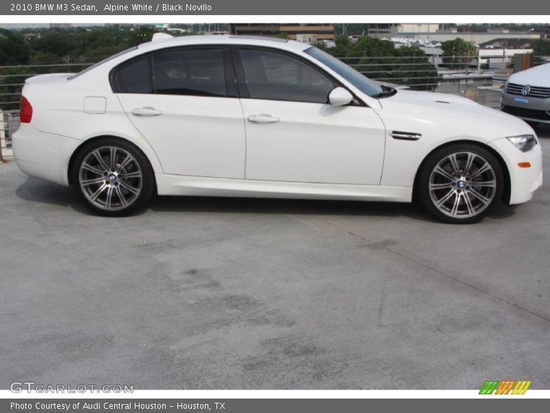 Alpine White / Black Novillo 2010 BMW M3 Sedan