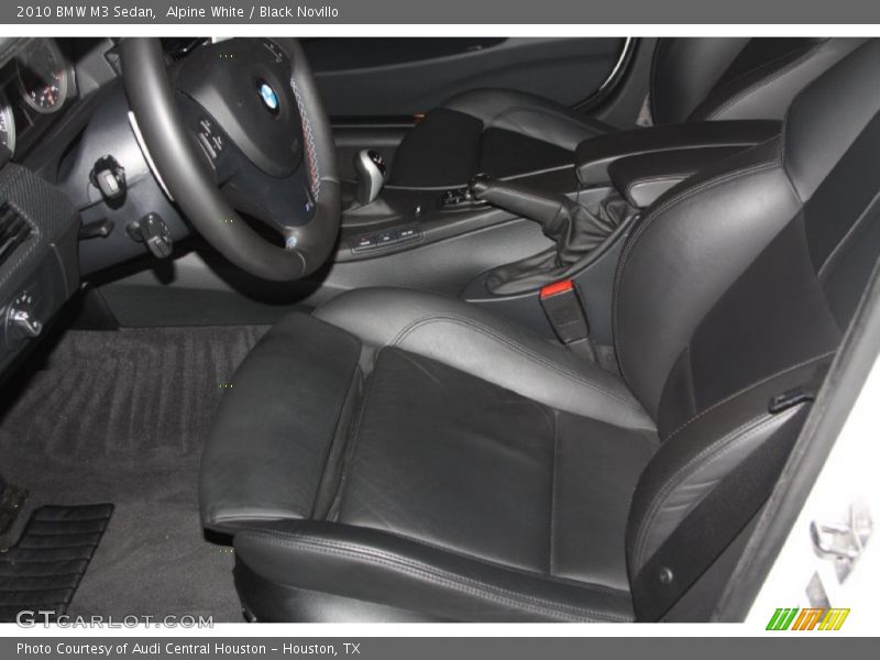 Alpine White / Black Novillo 2010 BMW M3 Sedan