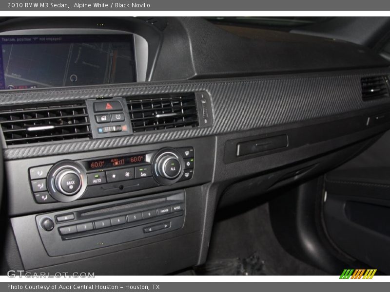 Alpine White / Black Novillo 2010 BMW M3 Sedan