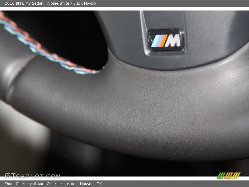 Alpine White / Black Novillo 2010 BMW M3 Sedan