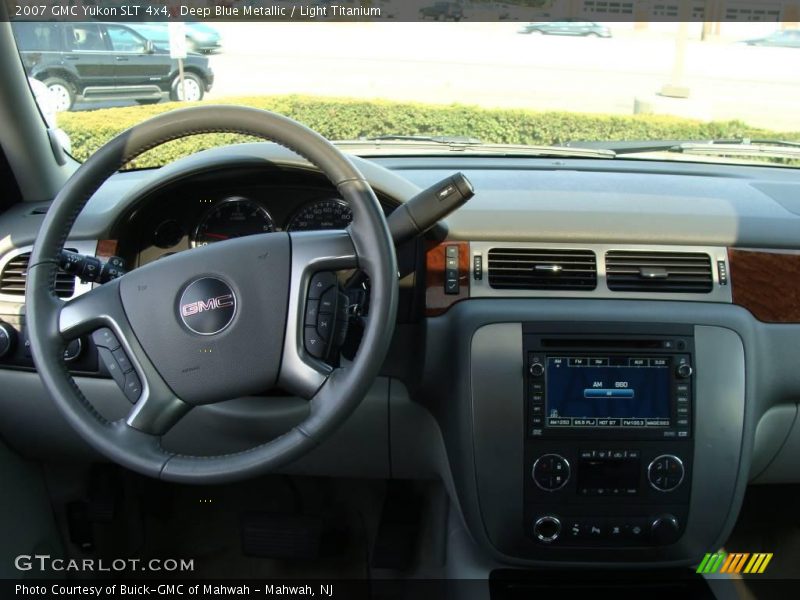 Deep Blue Metallic / Light Titanium 2007 GMC Yukon SLT 4x4