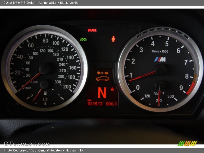  2010 M3 Sedan Sedan Gauges