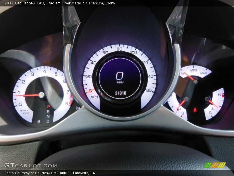 Radiant Silver Metallic / Titanium/Ebony 2011 Cadillac SRX FWD
