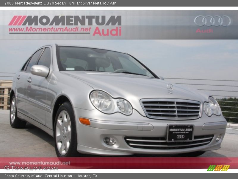 Brilliant Silver Metallic / Ash 2005 Mercedes-Benz C 320 Sedan