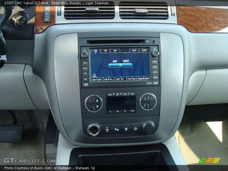Deep Blue Metallic / Light Titanium 2007 GMC Yukon SLT 4x4