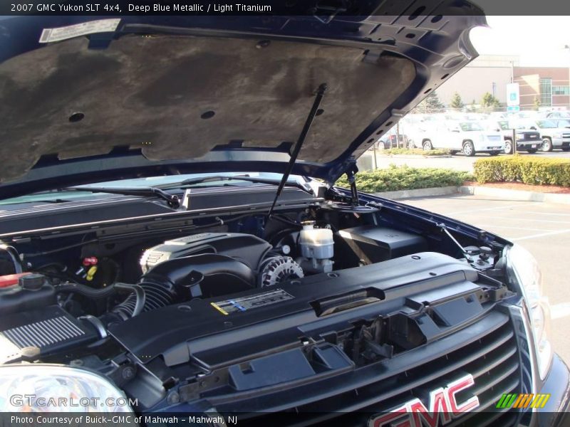 Deep Blue Metallic / Light Titanium 2007 GMC Yukon SLT 4x4