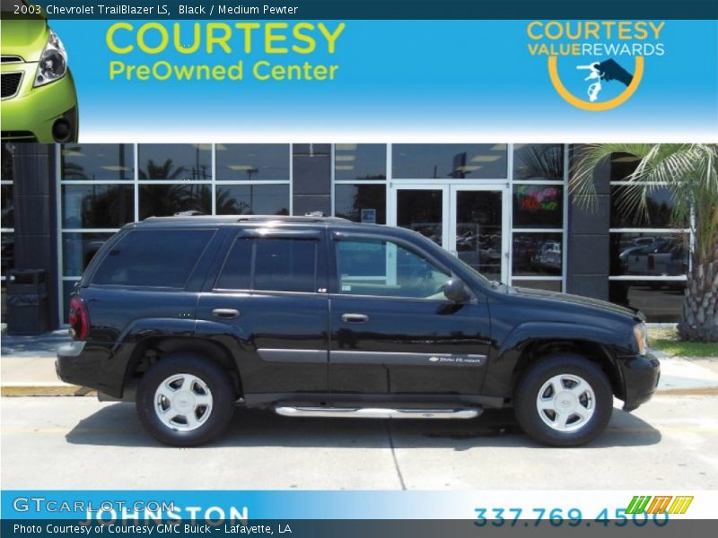 Black / Medium Pewter 2003 Chevrolet TrailBlazer LS