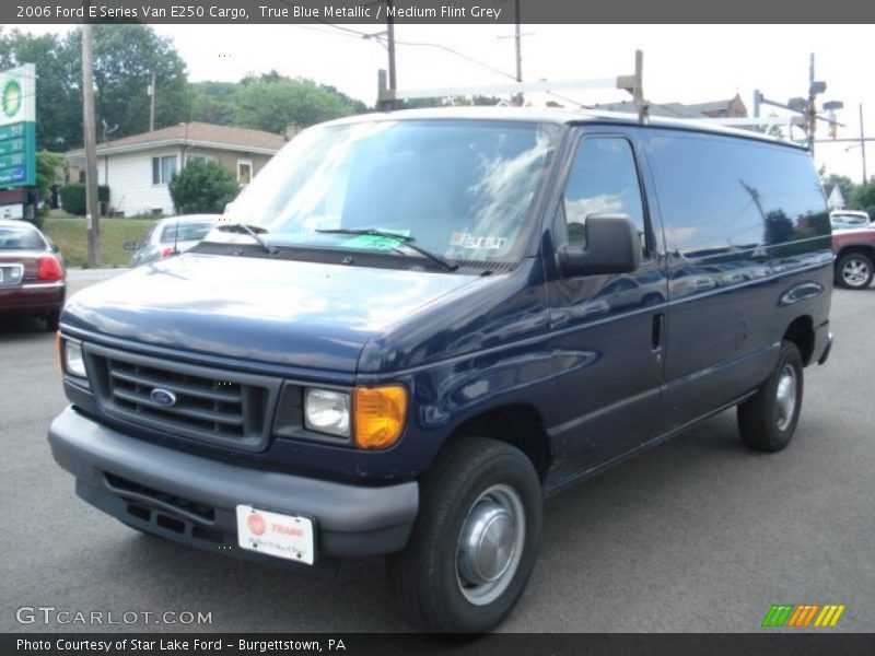 True Blue Metallic / Medium Flint Grey 2006 Ford E Series Van E250 Cargo