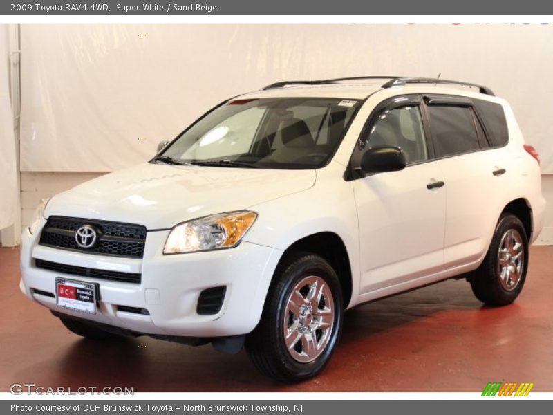 Super White / Sand Beige 2009 Toyota RAV4 4WD