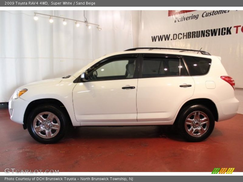 Super White / Sand Beige 2009 Toyota RAV4 4WD