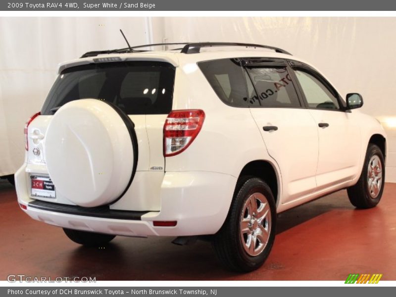Super White / Sand Beige 2009 Toyota RAV4 4WD
