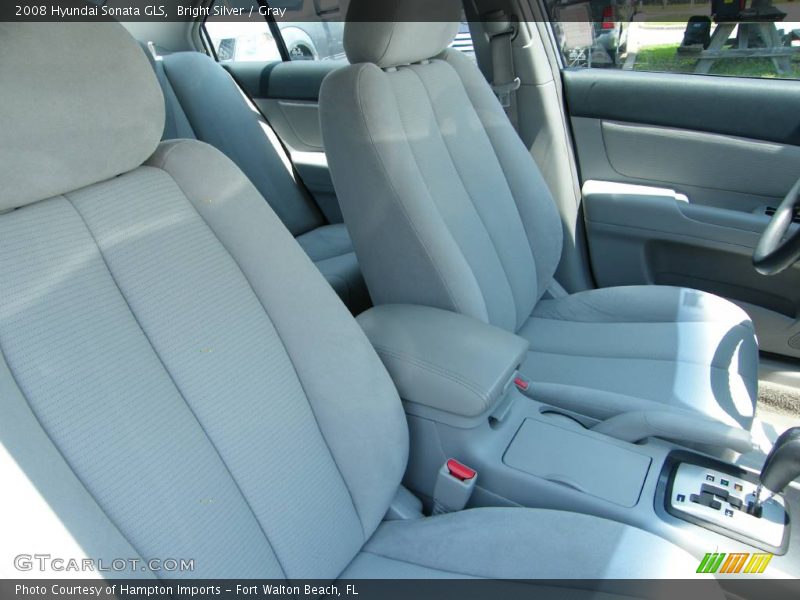 Bright Silver / Gray 2008 Hyundai Sonata GLS