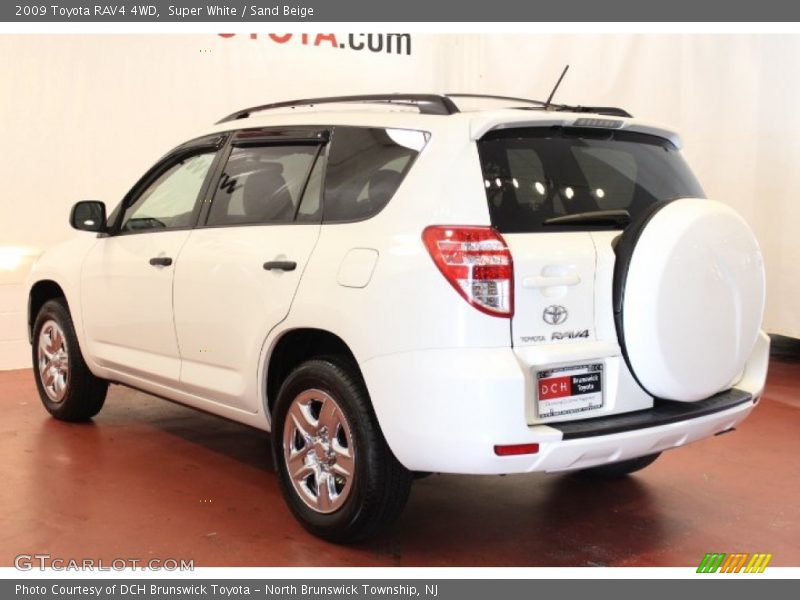 Super White / Sand Beige 2009 Toyota RAV4 4WD