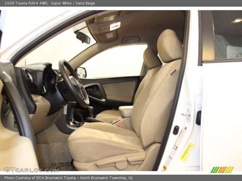 Super White / Sand Beige 2009 Toyota RAV4 4WD