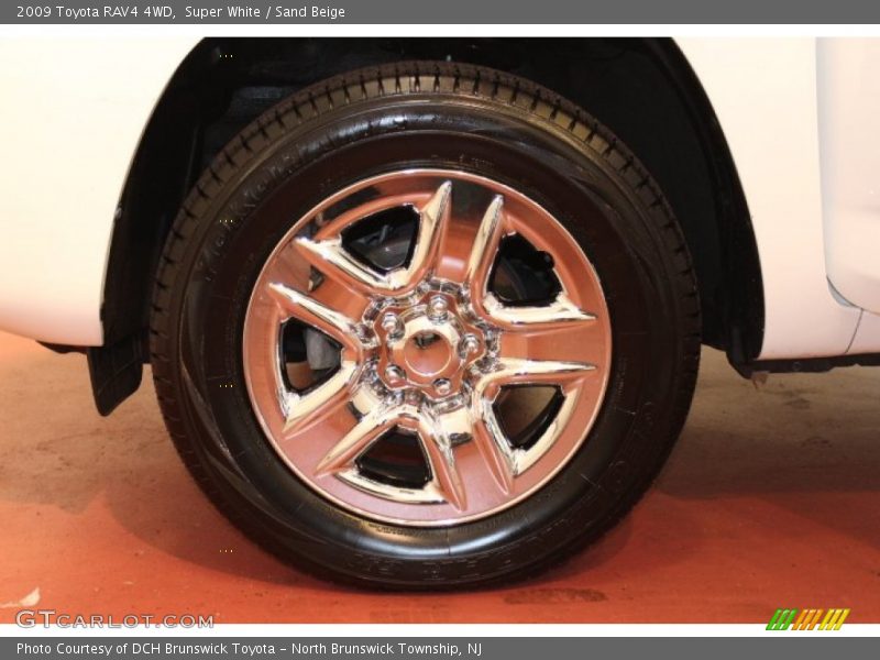 Super White / Sand Beige 2009 Toyota RAV4 4WD