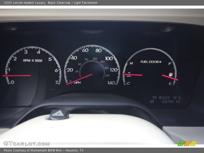 Black Clearcoat / Light Parchment 2003 Lincoln Aviator Luxury