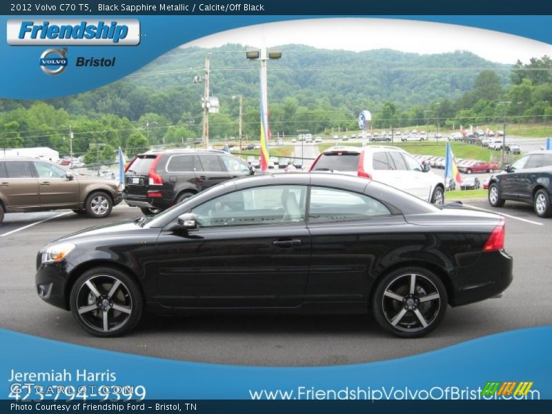 Black Sapphire Metallic / Calcite/Off Black 2012 Volvo C70 T5