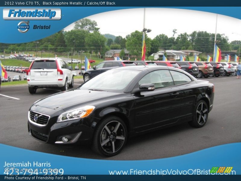 Black Sapphire Metallic / Calcite/Off Black 2012 Volvo C70 T5