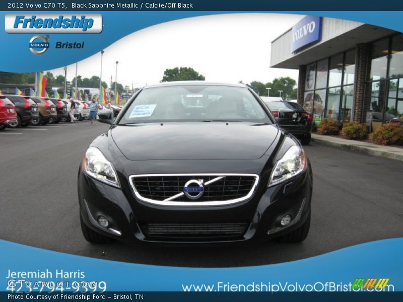 Black Sapphire Metallic / Calcite/Off Black 2012 Volvo C70 T5