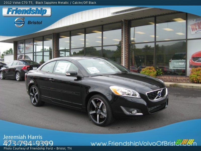 Black Sapphire Metallic / Calcite/Off Black 2012 Volvo C70 T5