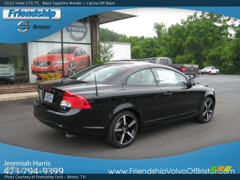 Black Sapphire Metallic / Calcite/Off Black 2012 Volvo C70 T5