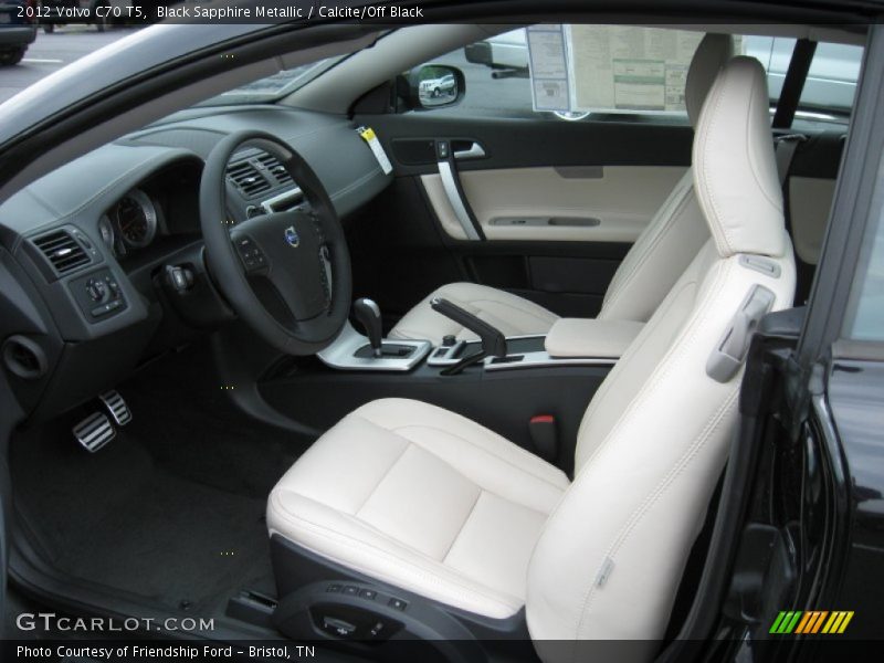  2012 C70 T5 Calcite/Off Black Interior