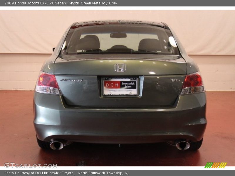 Mystic Green Metallic / Gray 2009 Honda Accord EX-L V6 Sedan